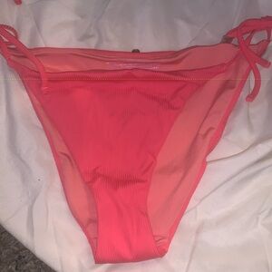pink victoria’s secret swim bottoms